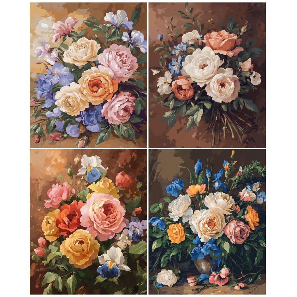 Art Craft Idea - CHENISTORY Flower 5d Diamond Painting Kits