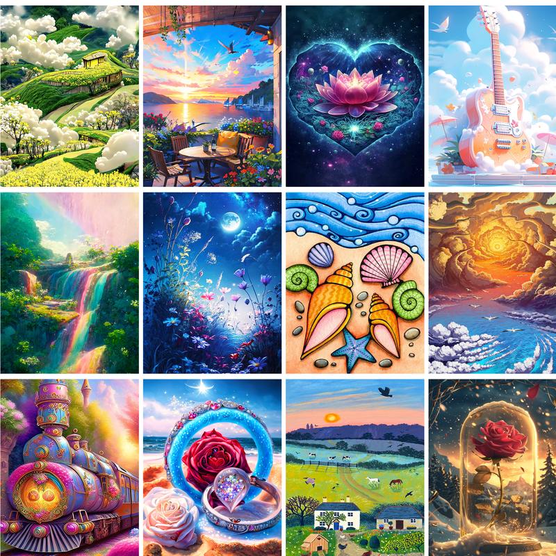 Art Craft Idea - GATYZTORY Painting By Numbers Craft Kit