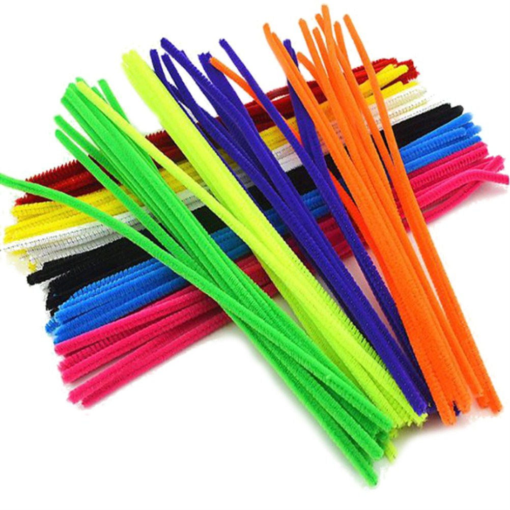 Art Craft Jumbo - 150Pcs Colorful Chenille Stems Jumbo Flexible