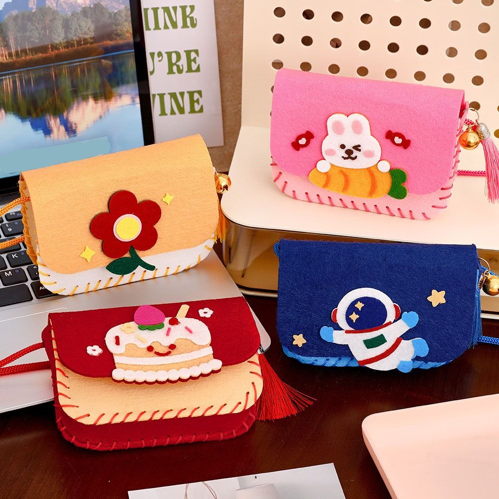 Art Craft For Kindergarten - Cute Felt Felt Bag Making Kit