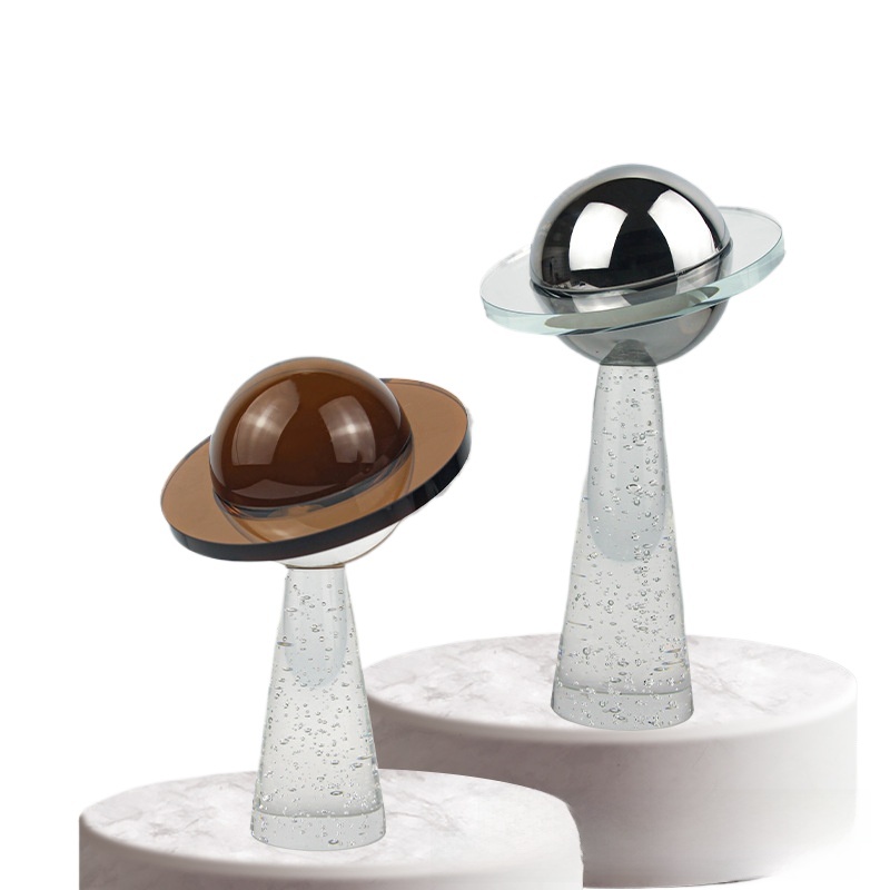 Art Craft Hotel - Simple Bubble Planet Crystal Ornament, Modern