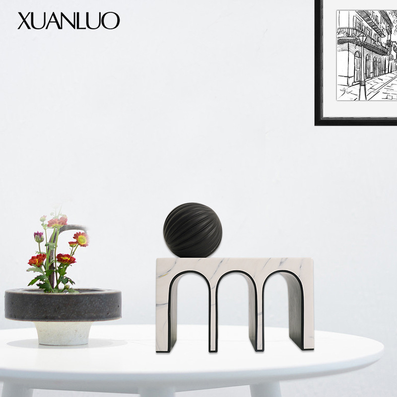 Art Craft Hotel - Geometric Arch Art Resin Ornament Display