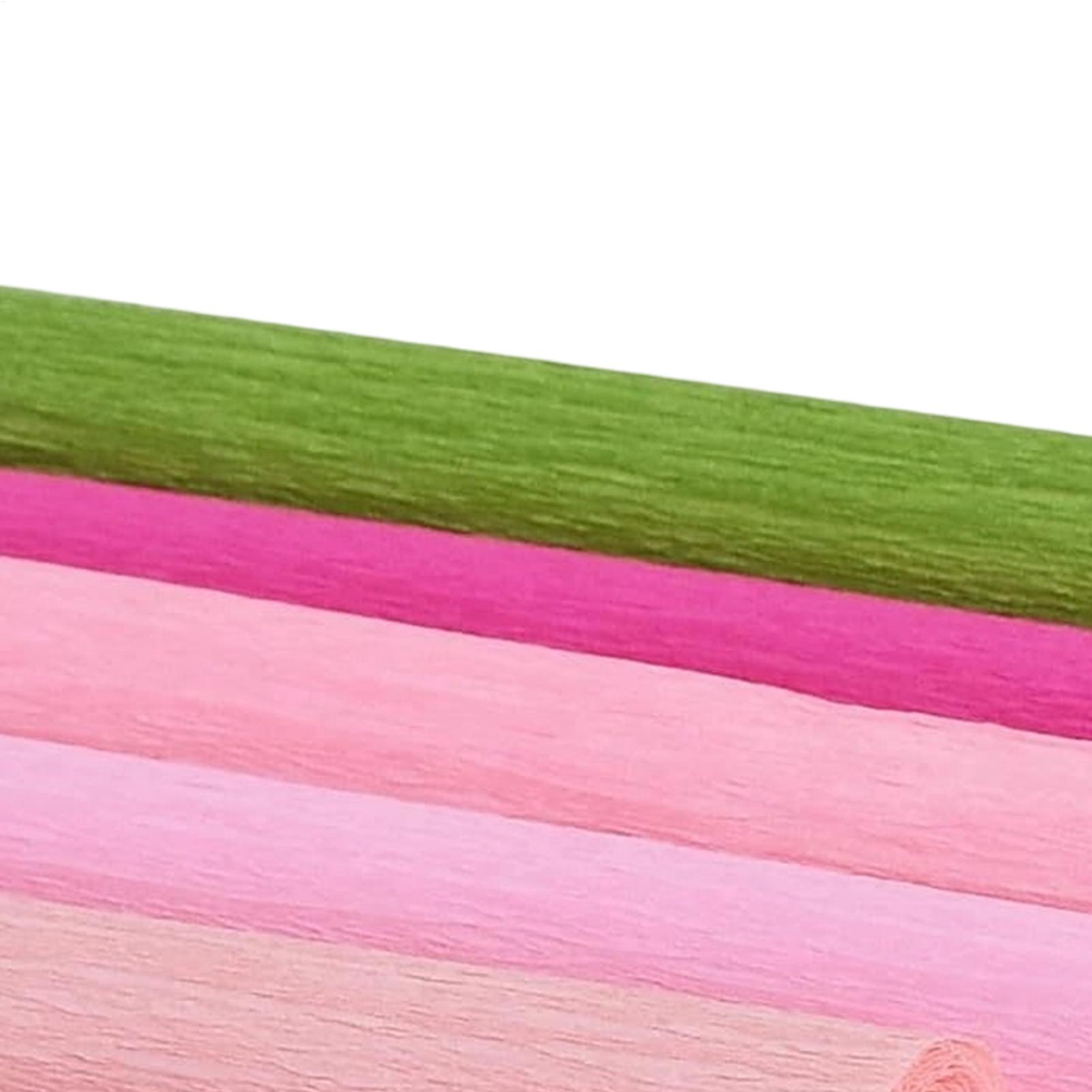 Art & Craft Teacher - Flower Making Crepe Paper 6 Rolls