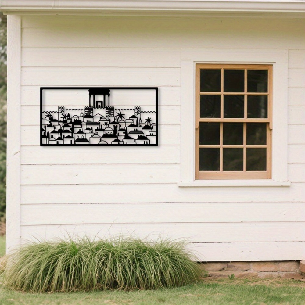Art & Craft Teacher - CIFBUY Metal Wall Art Jerusalem Mural