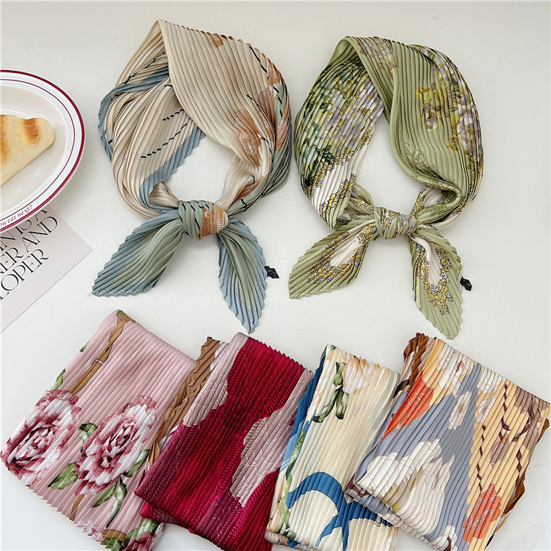 Crumpled Kerchief Square Scarv - Art And Craft Hair review and price