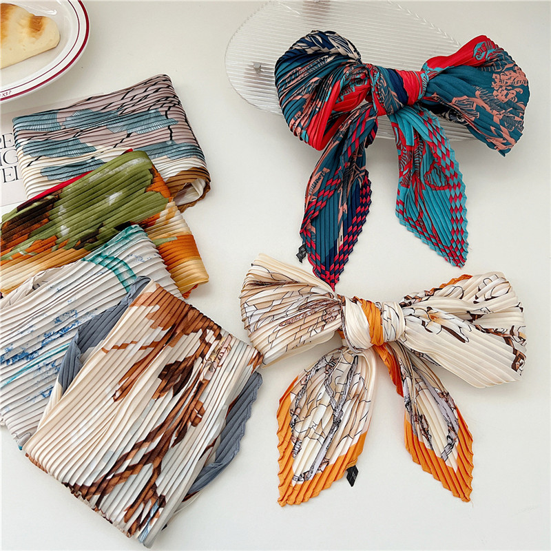 Crumpled Kerchief Square Scarv - Art And Craft Hair review and price