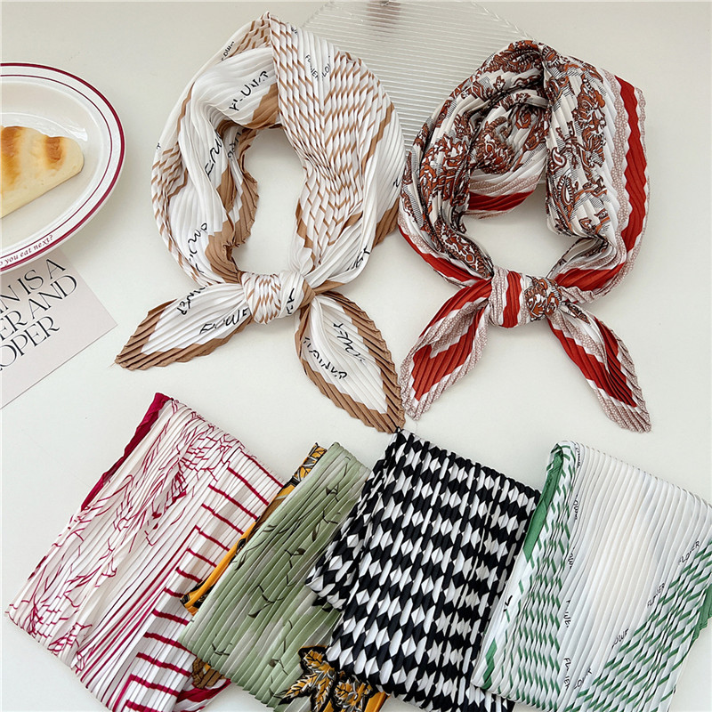 Crumpled Kerchief Square Scarv - Art And Craft Hair review and price