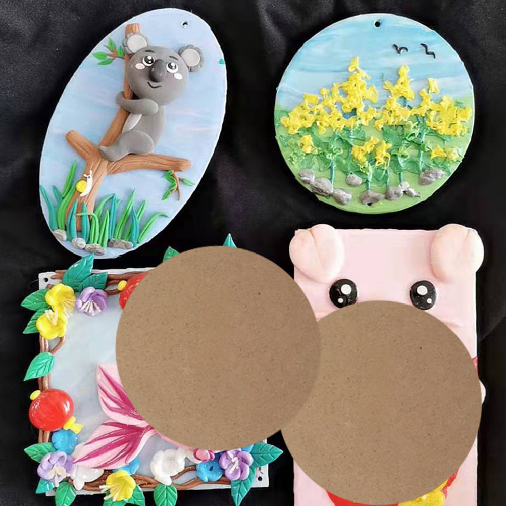 10Pcs Wooden Clay Board Smooth - Art Craft Idea review and price