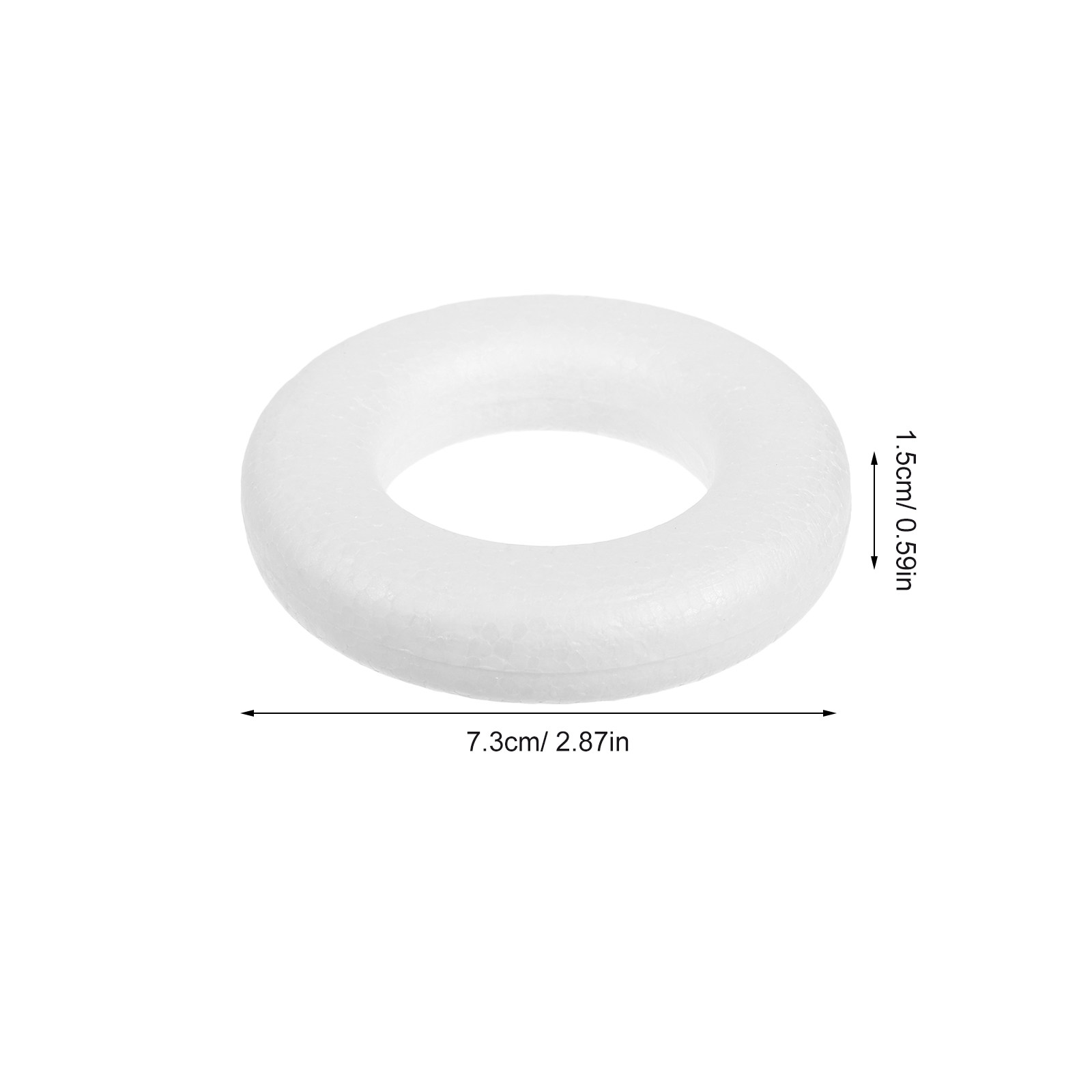 25Pcs White Polystyrene Wreath - Art Craft For Kindergarten review and price