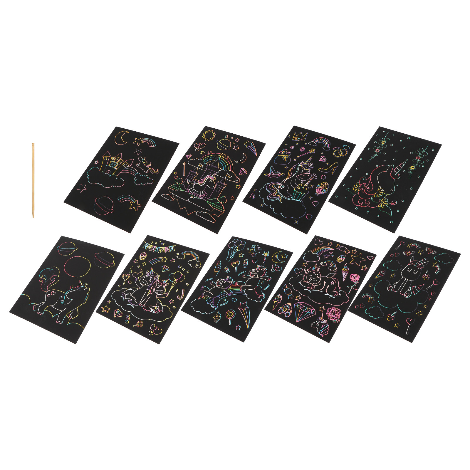 1Set Themed Scratch Painting C - Art Craft For Kindergarten review and price