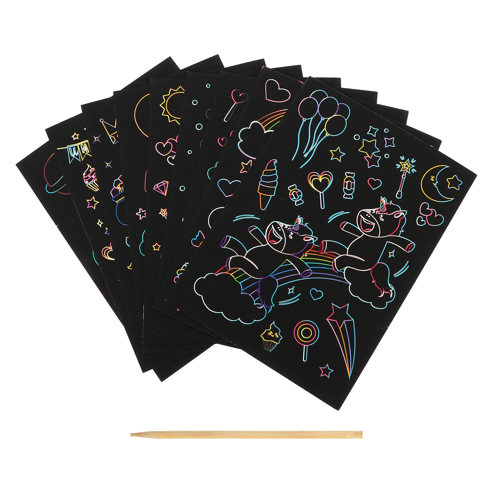 1Set Themed Scratch Painting C - Art Craft For Kindergarten review and price