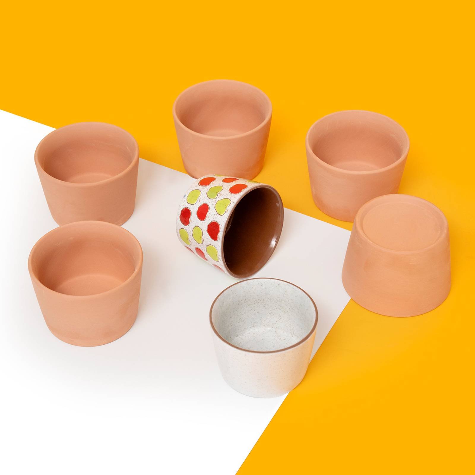 Bisque Pottery Cup Gift Idea U - Art Craft Idea review and price