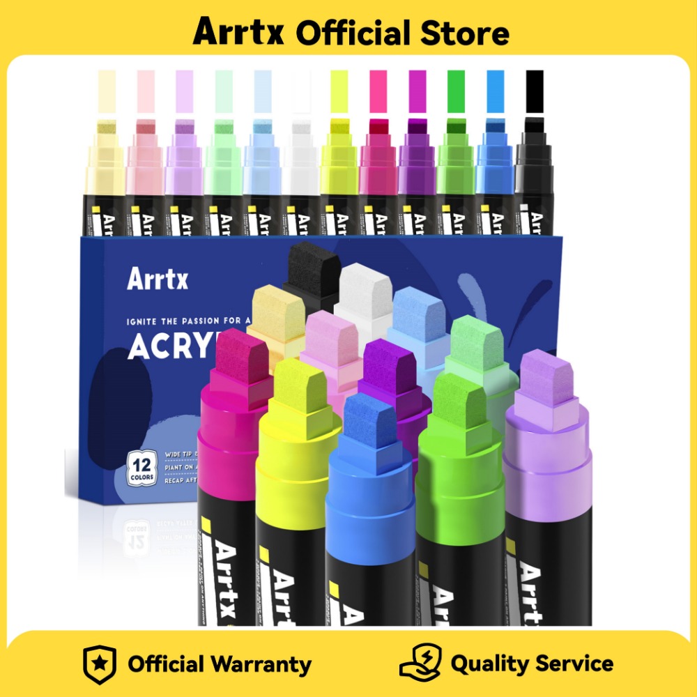 Arrtx Acrylic Jumbo Markers 10 - Art Craft Jumbo review and price