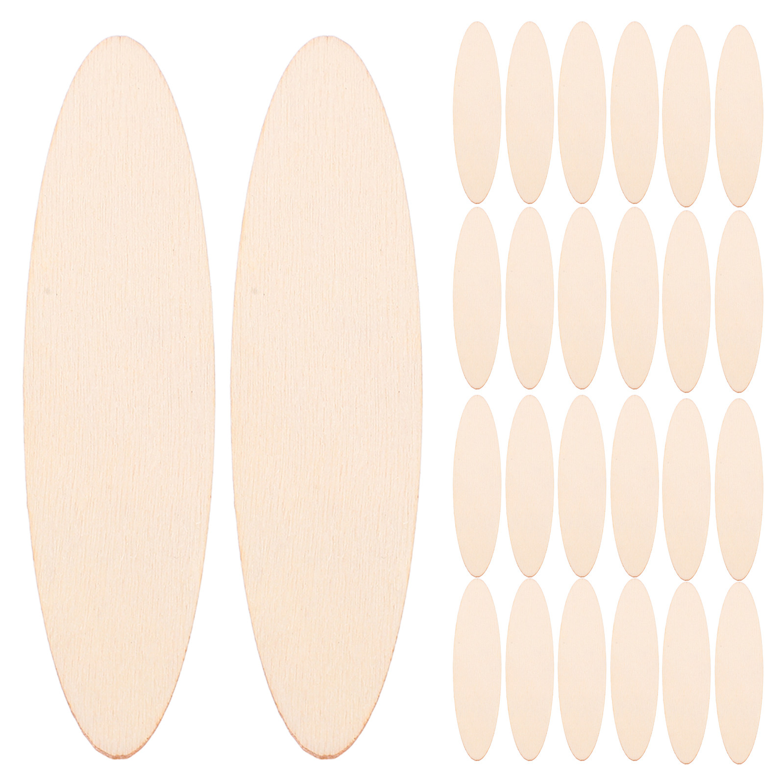 40Pcs Unfinished Oval Wood Sli - Art Craft Class review and price