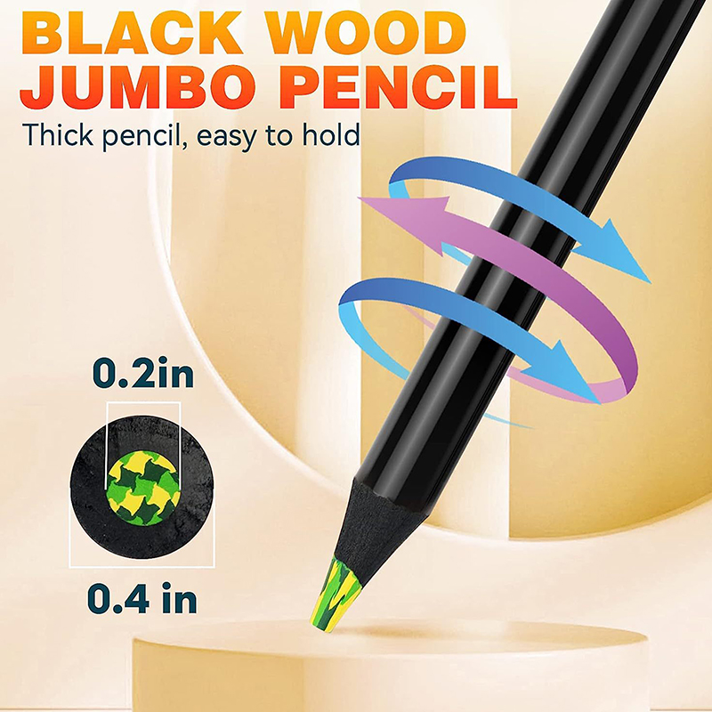 Multicolored Pencils Gradient  - Art Craft Jumbo review and price