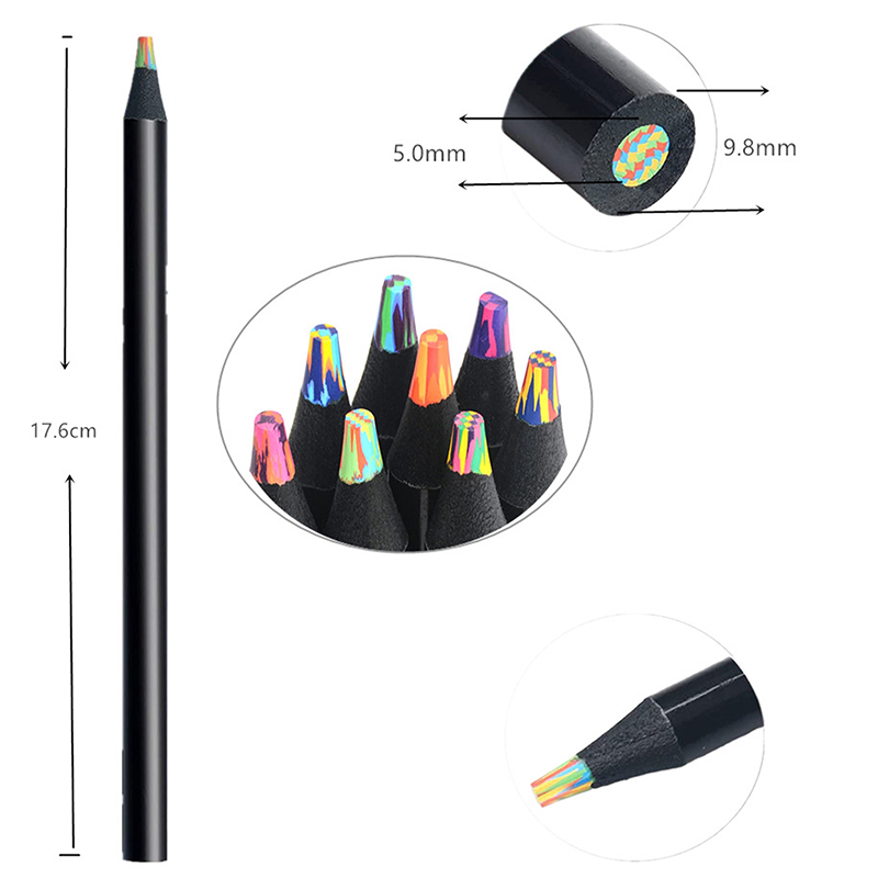 Multicolored Pencils Gradient  - Art Craft Jumbo review and price