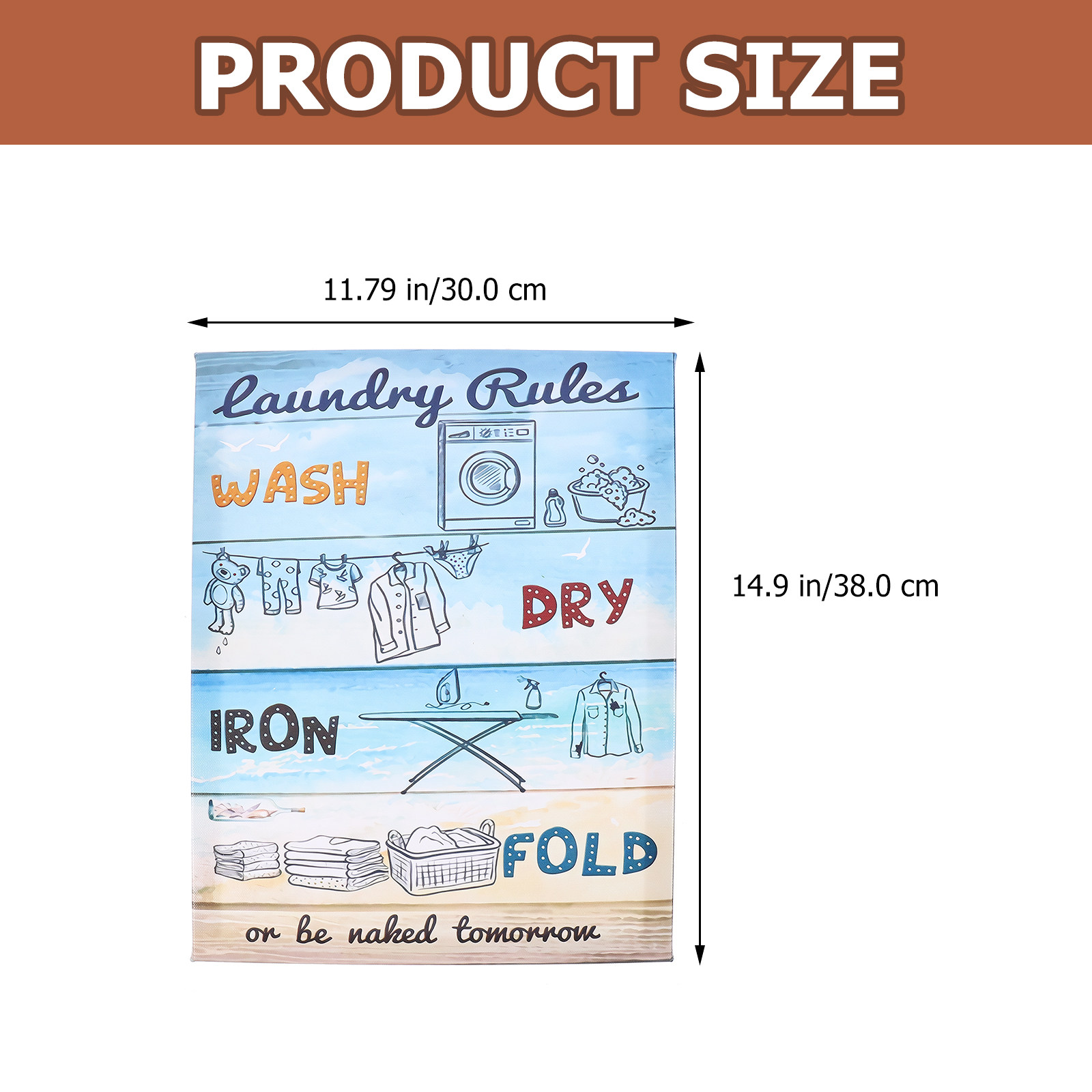 Laundry Rules Canvas Wall Art  - Art Craft Idea review and price