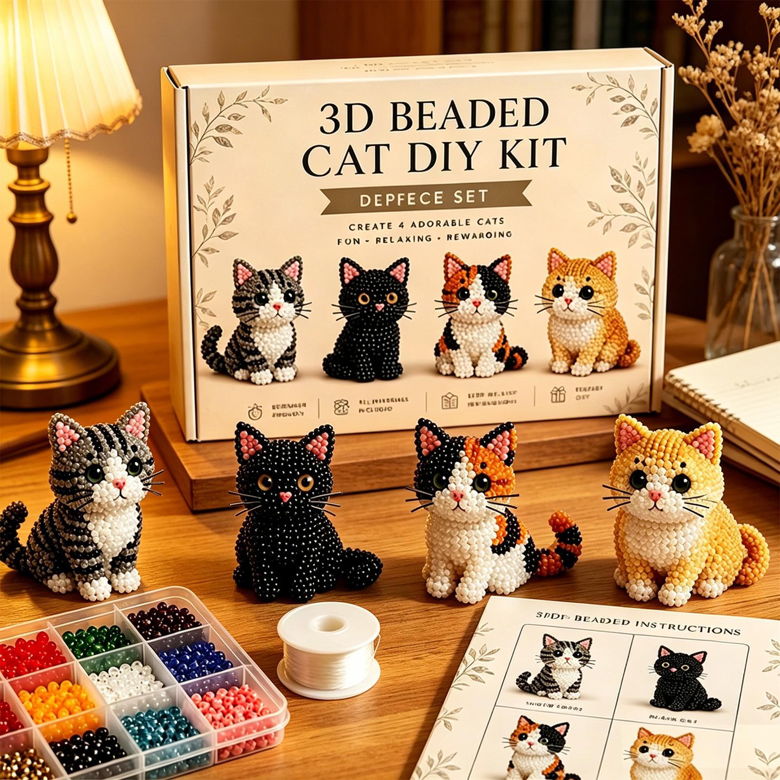 DIY Animal Beading Kit Cute 3D - Art Craft Class review and price