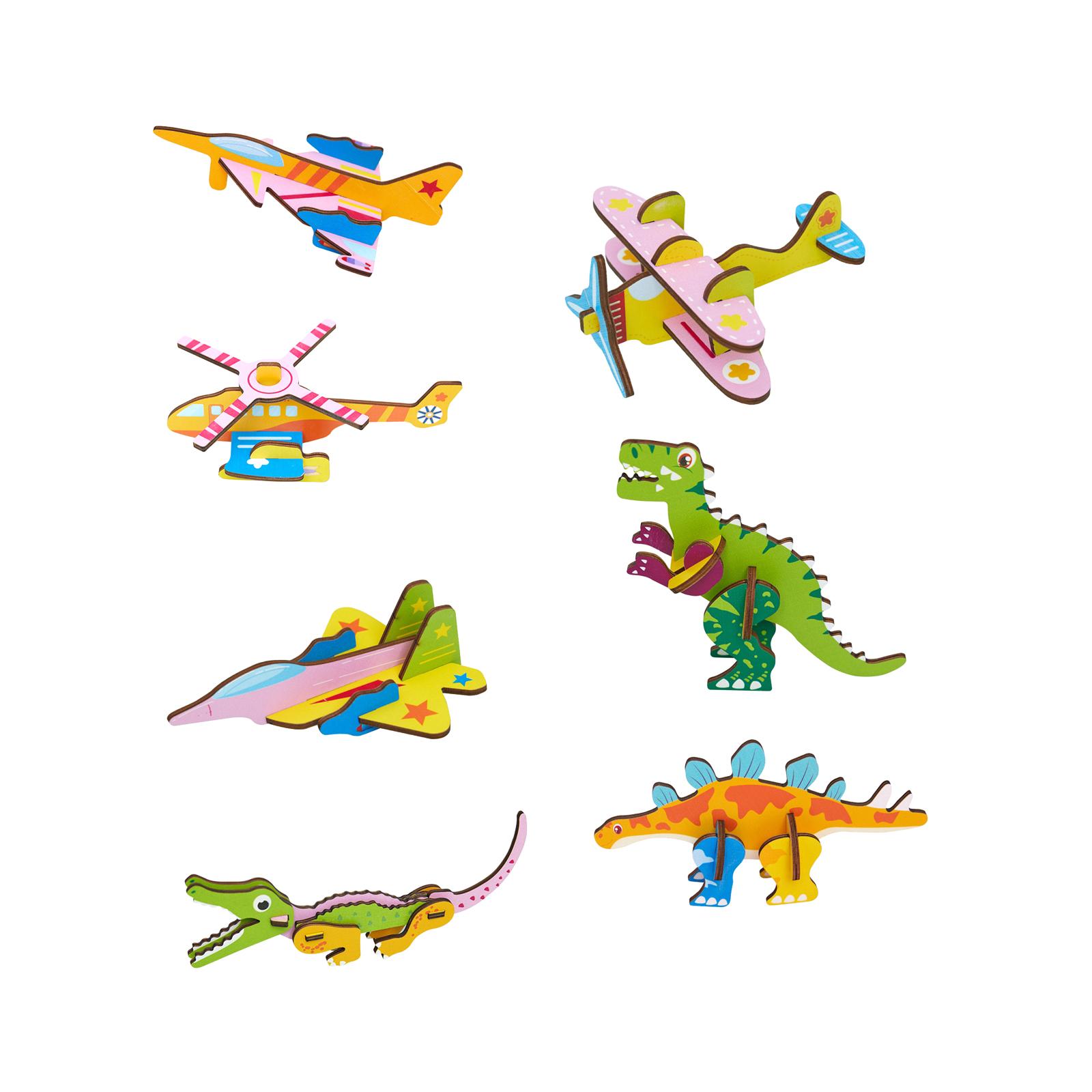 3D Cartoon Wooden Insert Puzzl - Art Craft For Kindergarten review and price