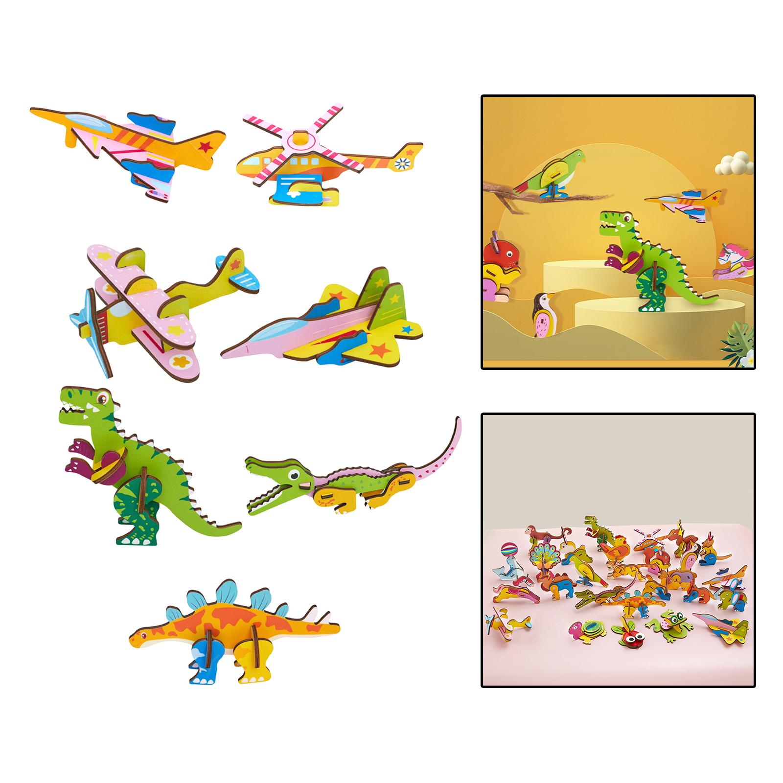 3D Cartoon Wooden Insert Puzzl - Art Craft For Kindergarten review and price
