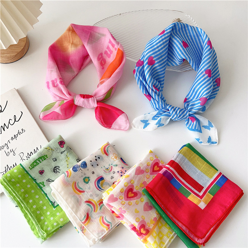 55cm Square Scarves Cotton Lin - Art And Craft Hair review and price