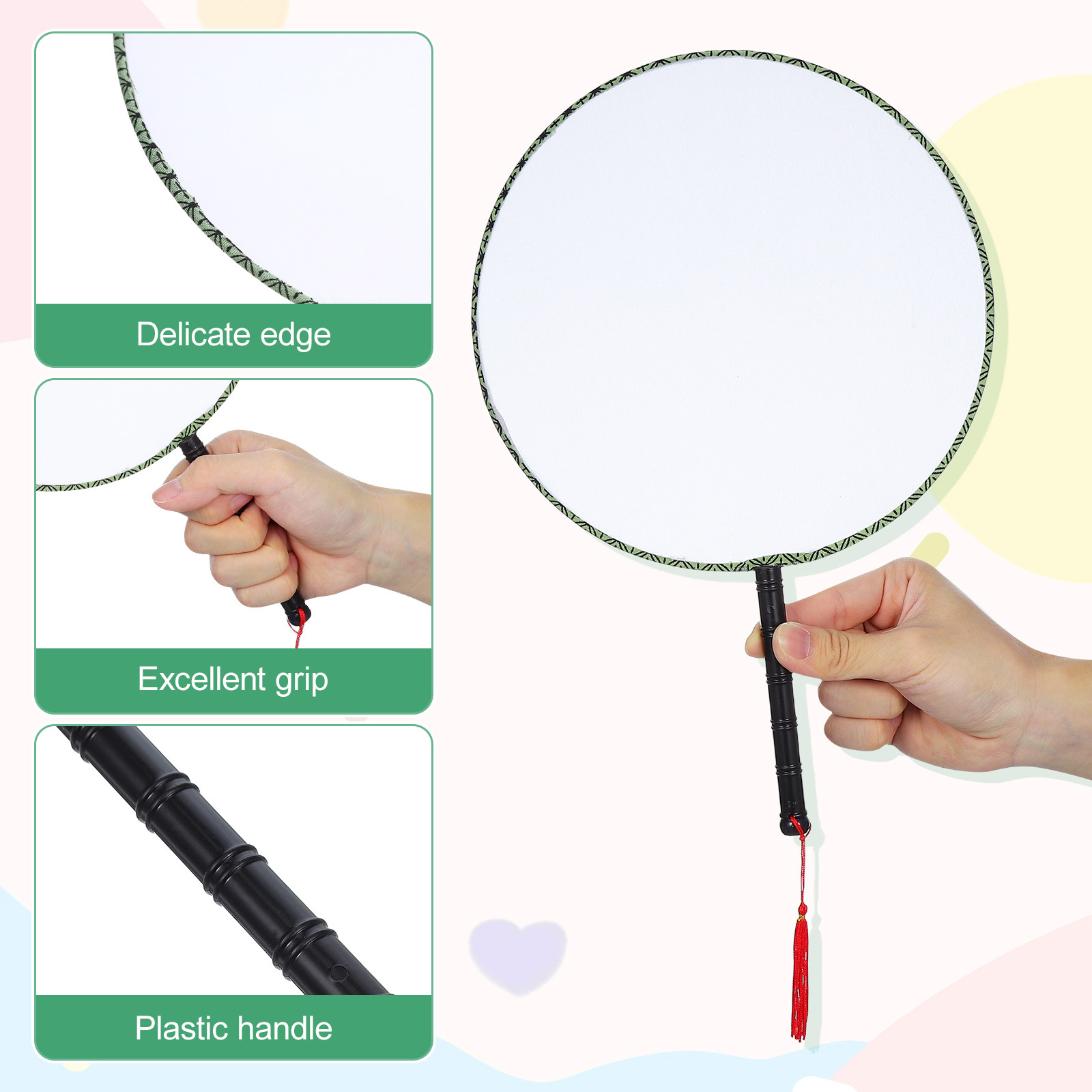 10Pcs Blank Fan for Painting a - Art Craft For Kindergarten review and price