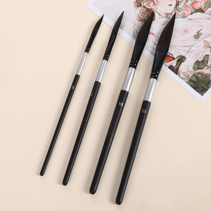 4pcs Pull Wire Paint Brush Set - Art Craft Class review and price