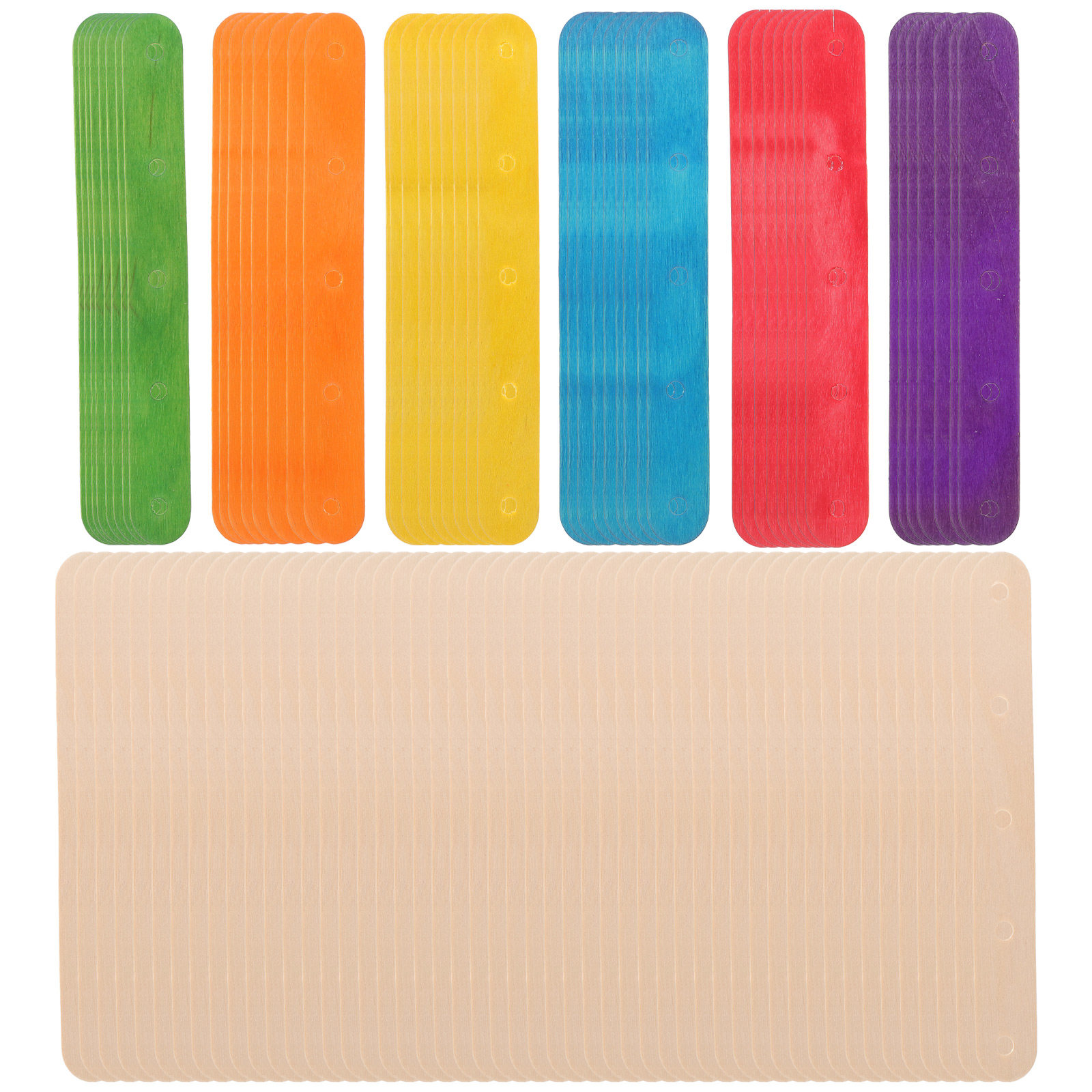 100Pcs Colored Jumbo Wood Craf - Art Craft Jumbo review and price