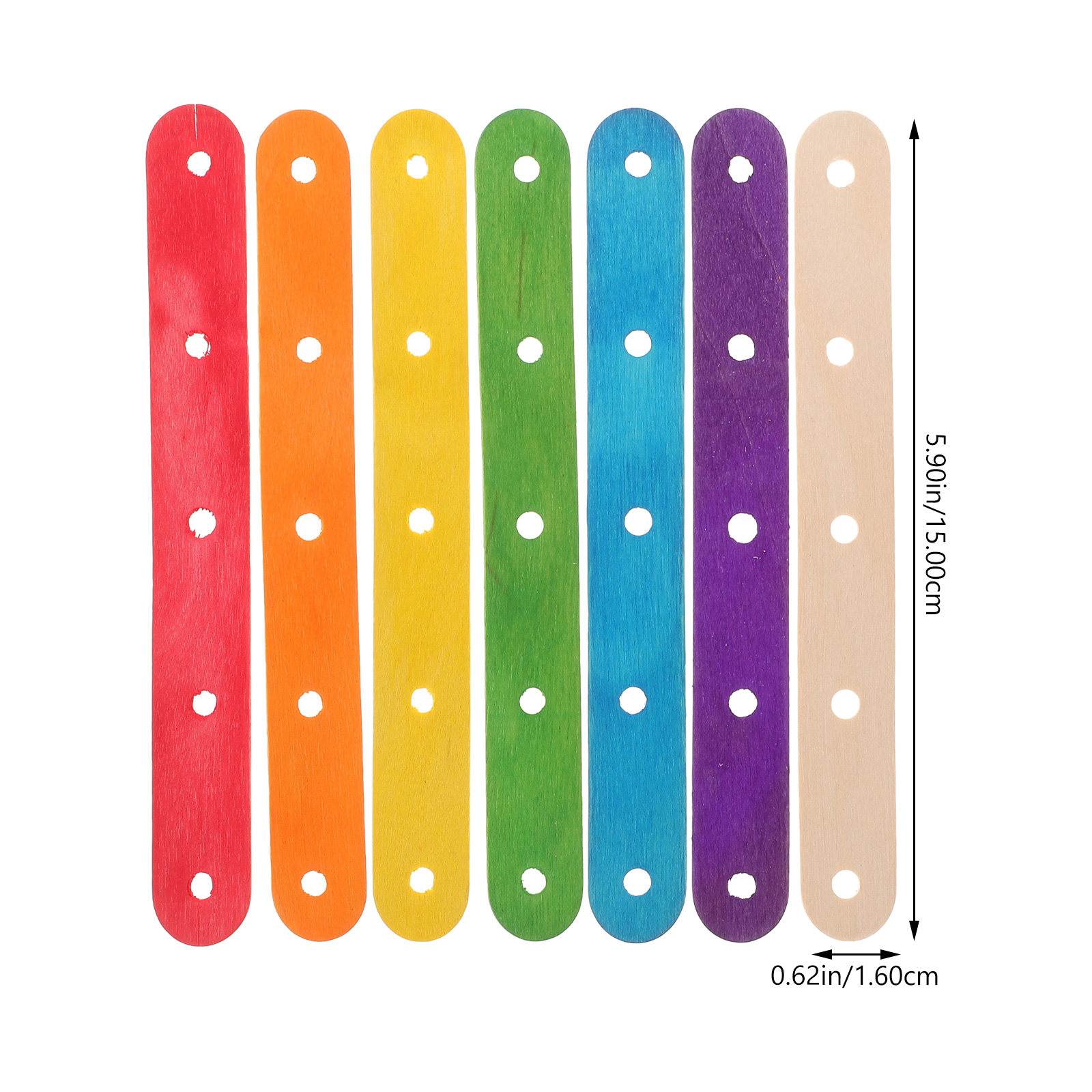 100Pcs Colored Jumbo Wood Craf - Art Craft Jumbo review and price