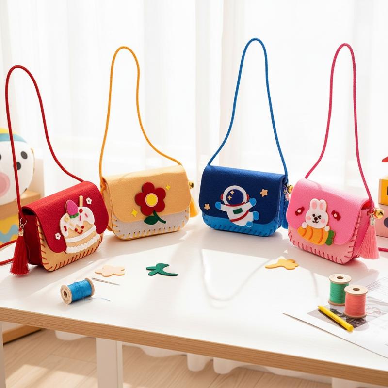 Cute Felt Felt Bag Making Kit  - Art Craft For Kindergarten review and price