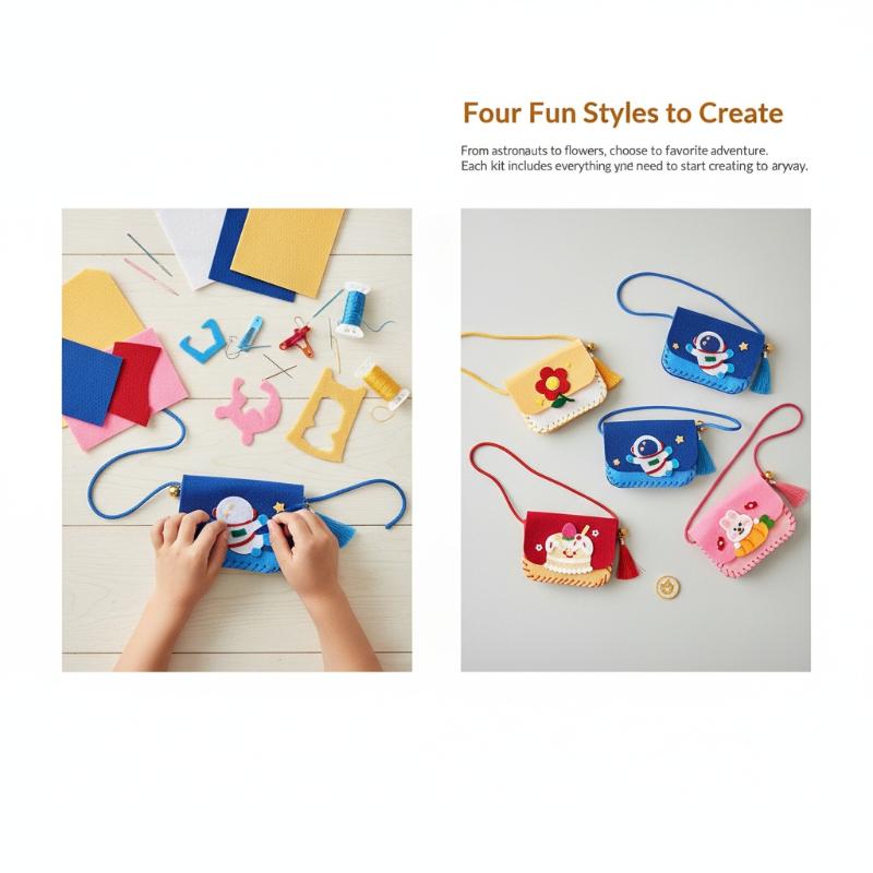 Cute Felt Felt Bag Making Kit  - Art Craft For Kindergarten review and price