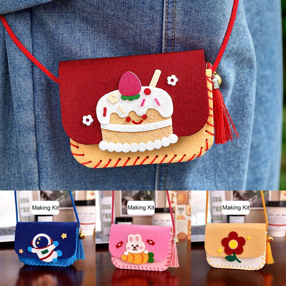 Cute Felt Felt Bag Making Kit  - Art Craft For Kindergarten review and price