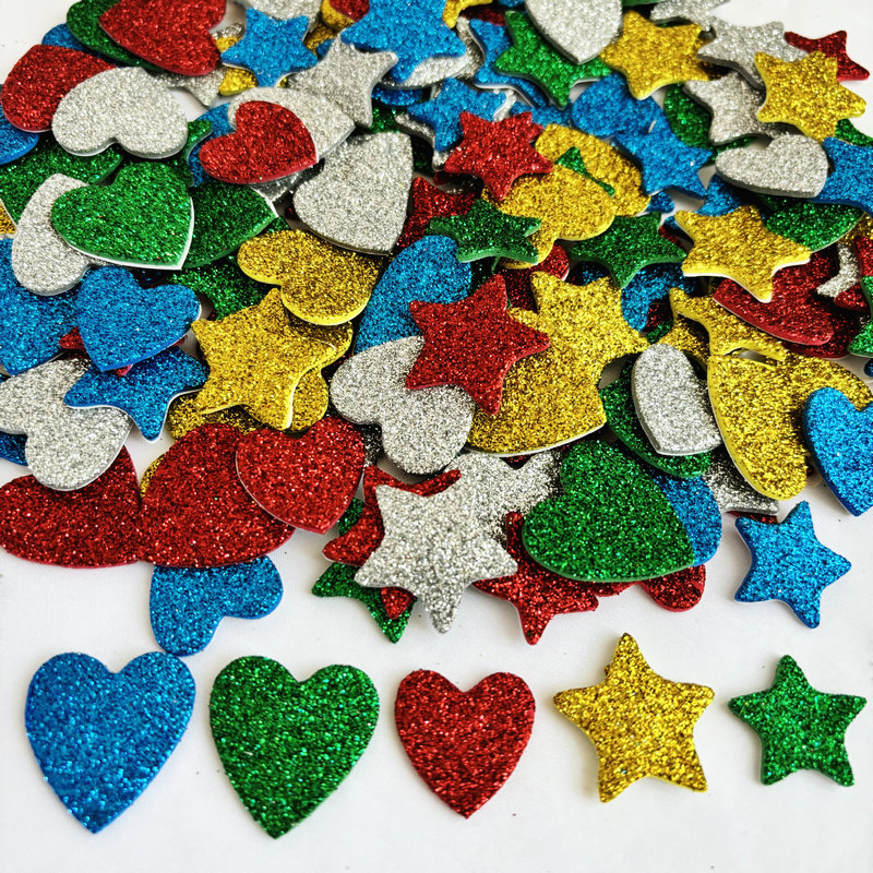 150PCS/LOT.Glitter star and he - Art Craft For Kindergarten review and price