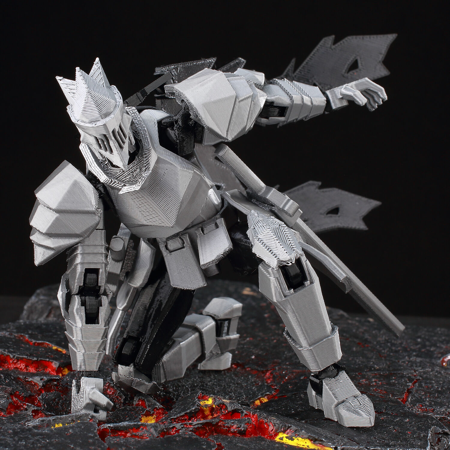 ​9L3D Lucky13 Silver Knight Ro - Art Craft Online review and price