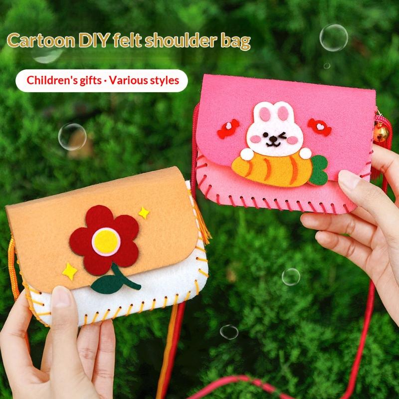 Cute Felt Felt Bag Making Kit  - Art Craft For Kindergarten review and price