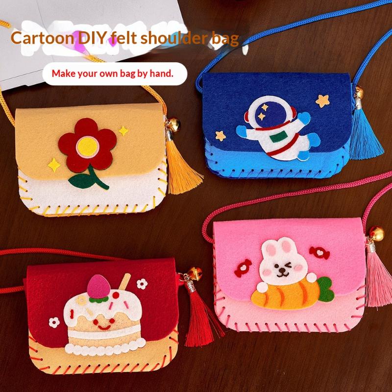 Cute Felt Felt Bag Making Kit  - Art Craft For Kindergarten review and price