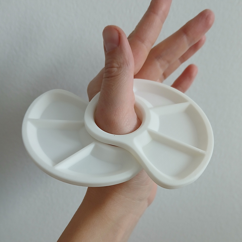 1/2pc Thumb Palette Ergonomic  - Art Craft Class review and price