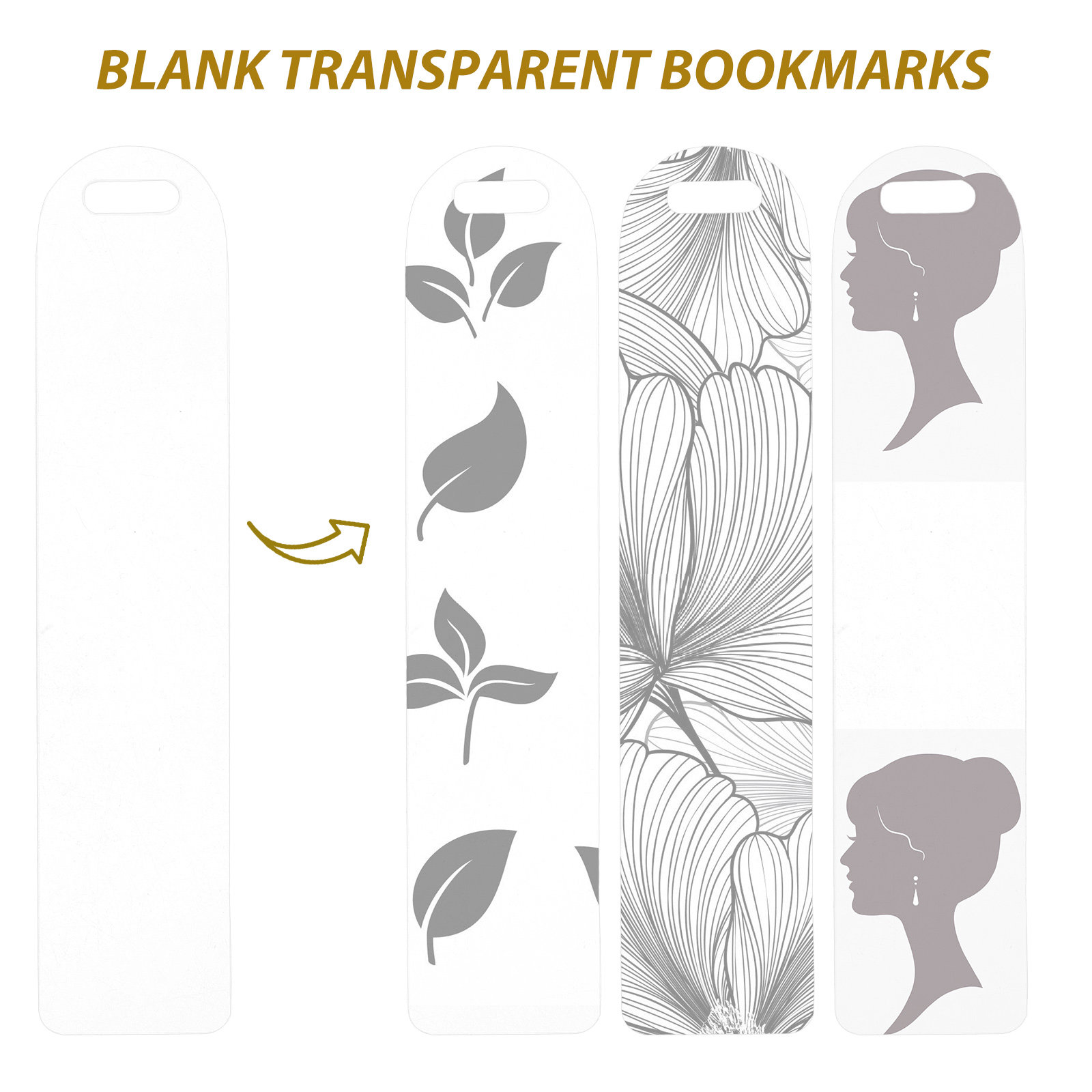 10Pcs Clear Acrylic Bookmarks  - Art Craft Idea review and price