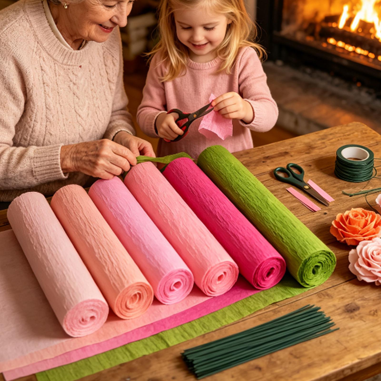 Flower Making Crepe Paper 6 Ro - Art & Craft Teacher review and price