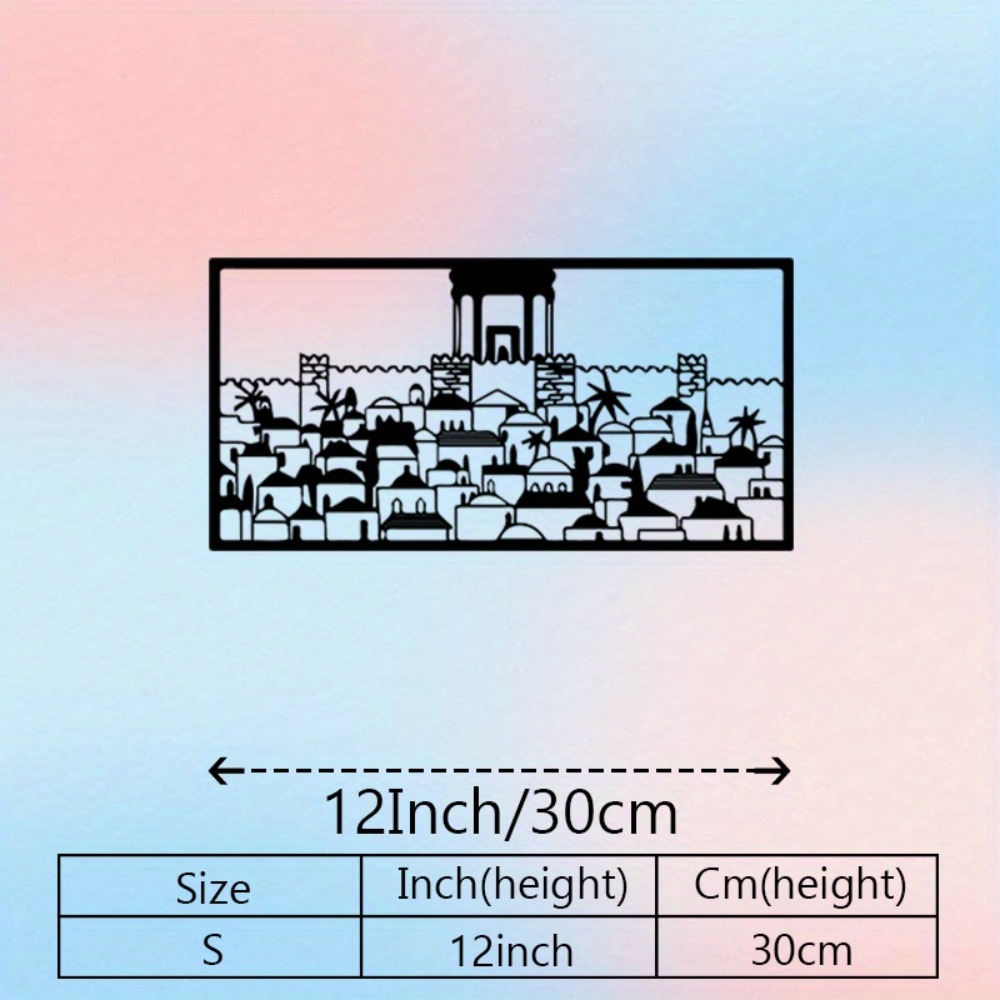 CIFBUY Metal Wall Art Jerusale - Art & Craft Teacher review and price