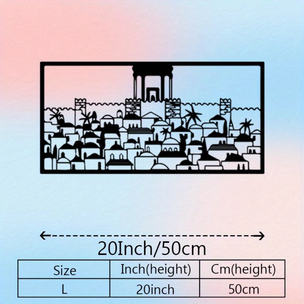 CIFBUY Metal Wall Art Jerusale - Art & Craft Teacher review and price